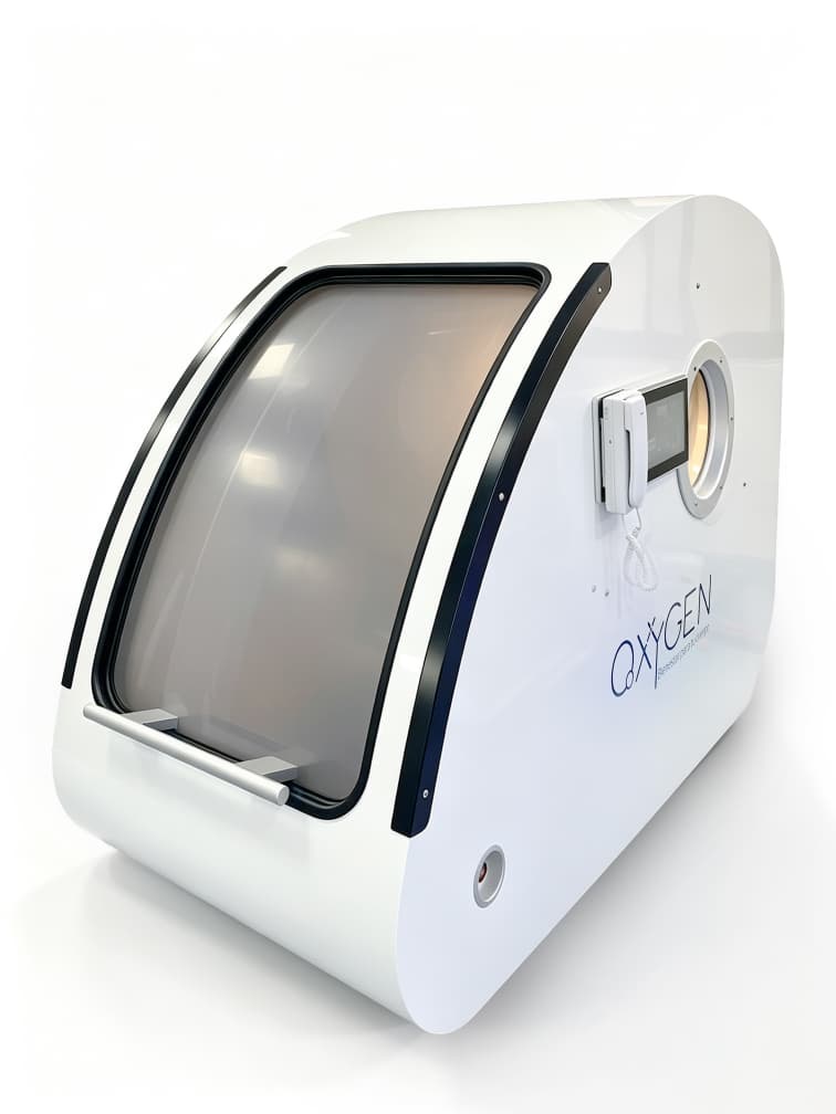 Hard-shell hyperbaric chamber for sale in the USA — exterior view